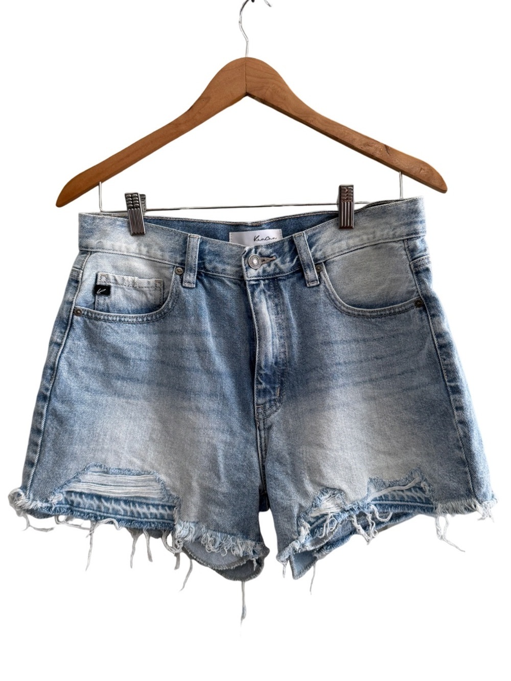 KANCAN Distressed Jean Shorts Size 9 / 28